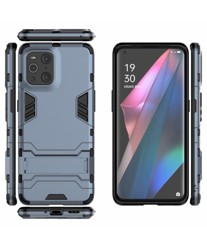 Coque Oppo Find X3 Pro cool guard avec support intégré