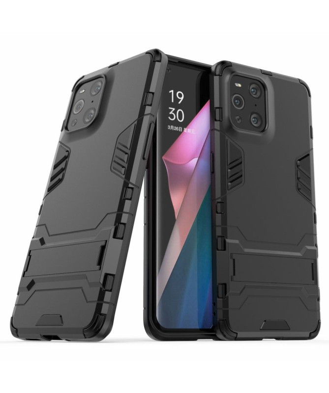 Coque Oppo Find X3 Pro cool guard avec support intégré