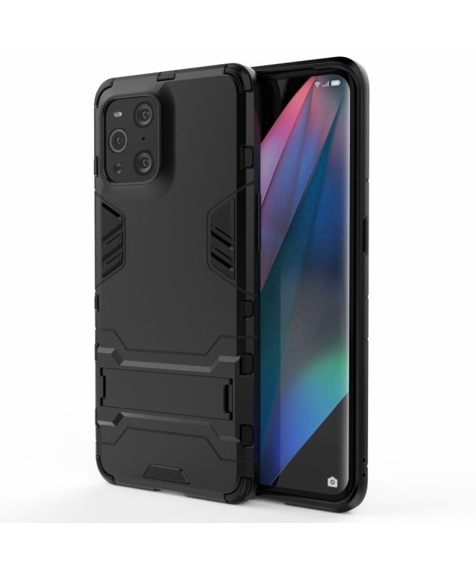 Coque Oppo Find X3 Pro cool guard avec support intégré