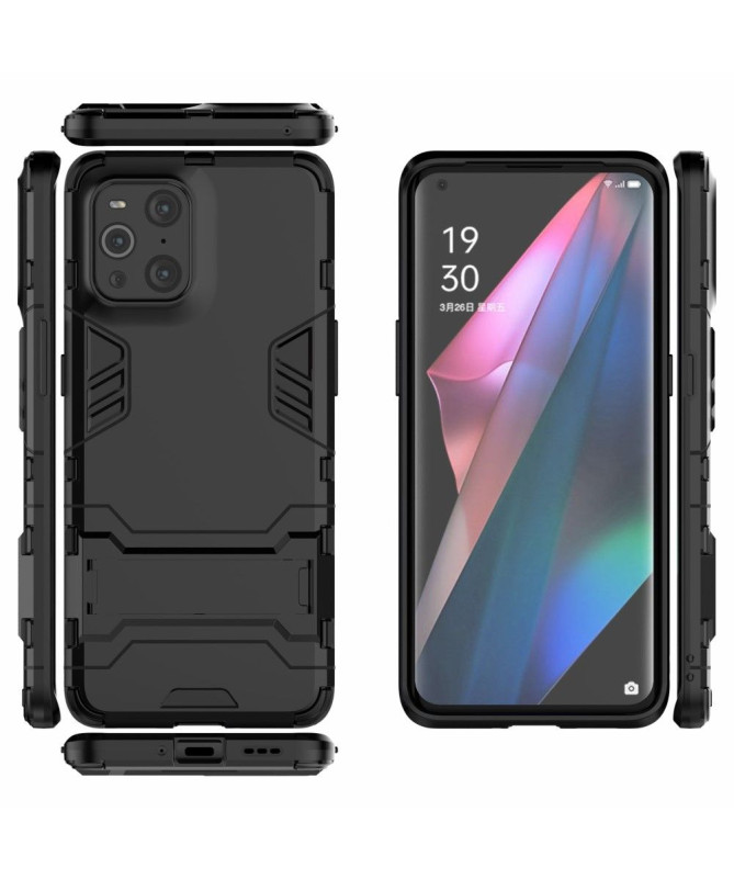 Coque Oppo Find X3 Pro cool guard avec support intégré