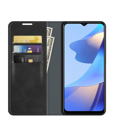 Étui Oppo A16 / A16s simili cuir fonction stand