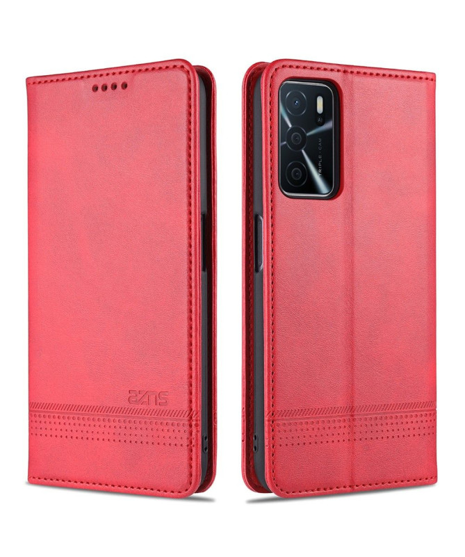 Étui Oppo A16 / A16s portefeuille AZNS simili cuir