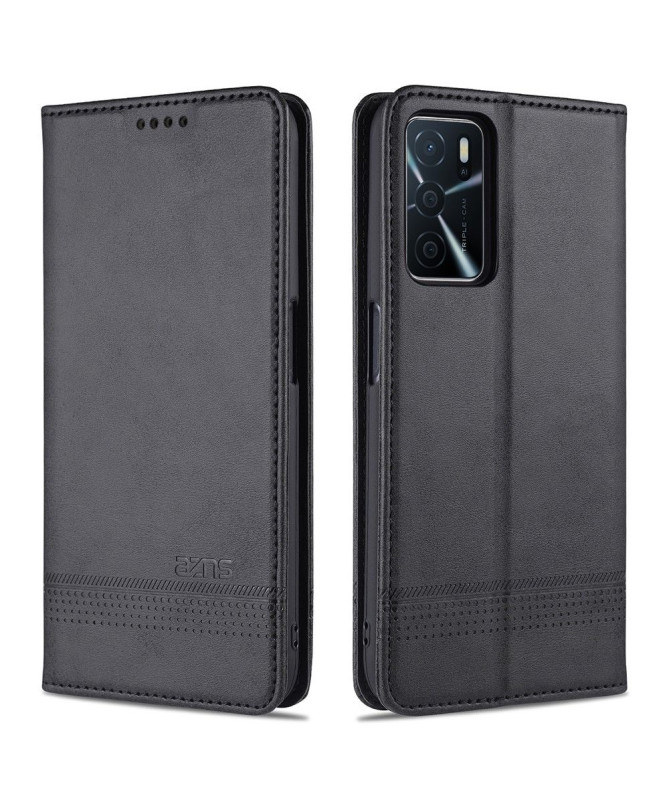 Étui Oppo A16 / A16s portefeuille AZNS simili cuir