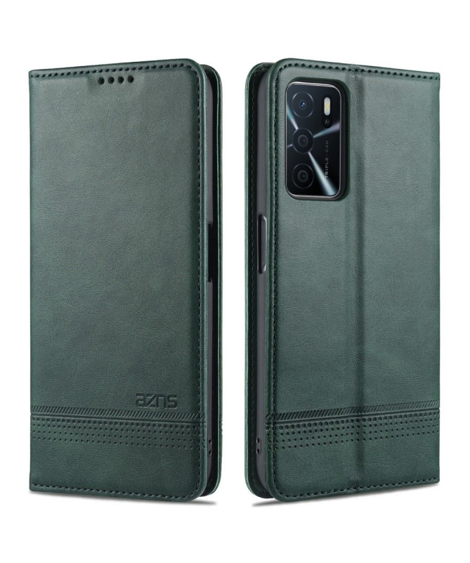 Étui Oppo A16 / A16s portefeuille AZNS simili cuir
