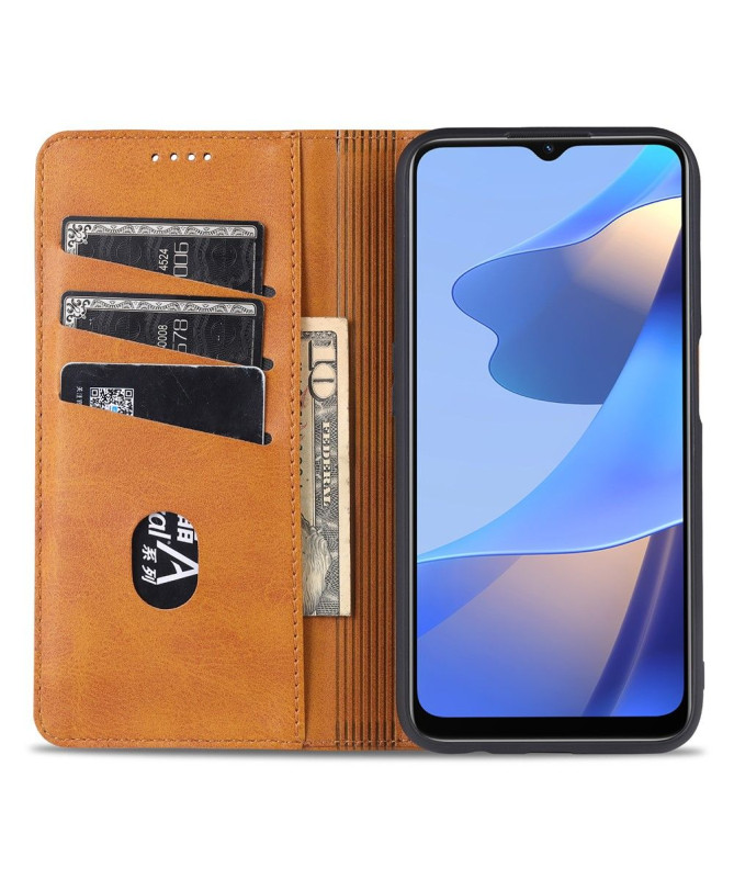 Étui Oppo A16 / A16s portefeuille AZNS simili cuir