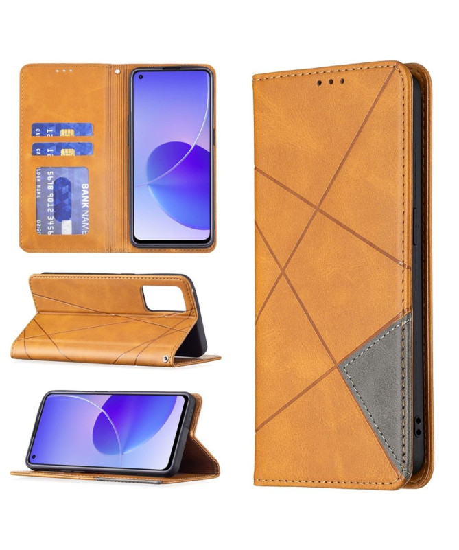 Housse Oppo Reno 6 5G Célinia Style Cuir Porte Cartes