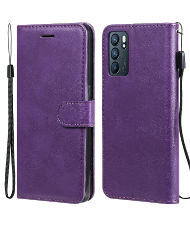 Housse Oppo Reno 6 5G Sylvette à lanière