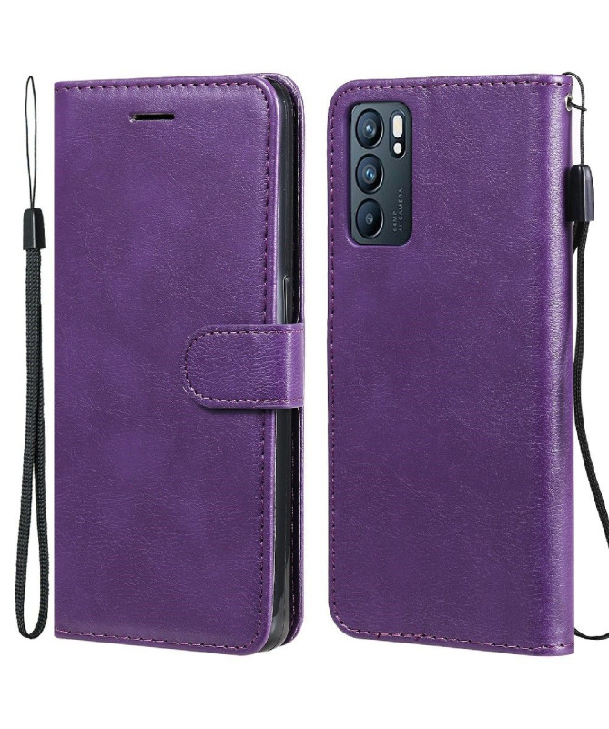 Housse Oppo Reno 6 5G Sylvette à lanière