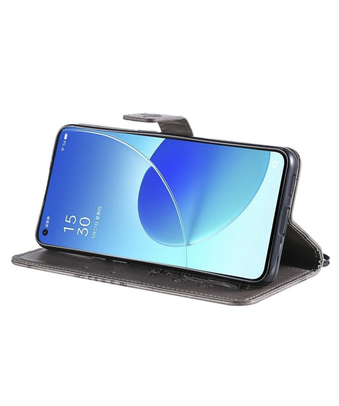 Housse Oppo Reno 6 5G Papillons fonction support