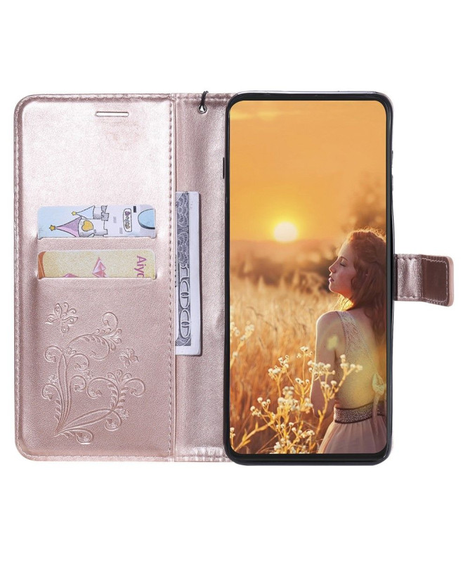 Housse Oppo Reno 6 5G Papillons fonction support