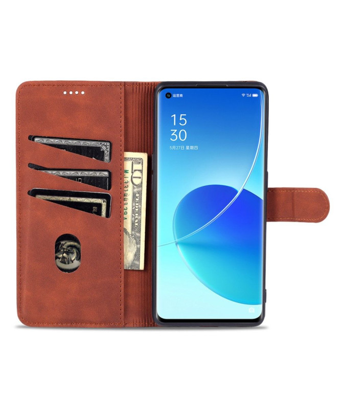 Etui à rabat Oppo Reno 6 5G AZNS Porte-Cartes