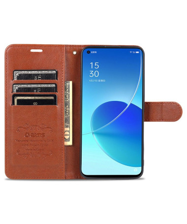 Housse Oppo Reno 6 5G AZNS simili cuir