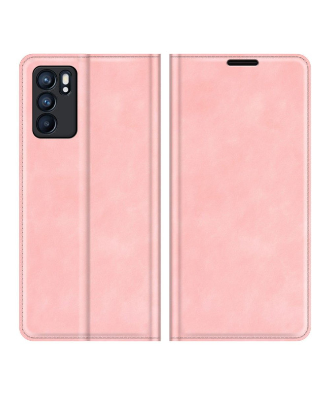 Étui Oppo Reno 6 5G simili cuir fonction stand