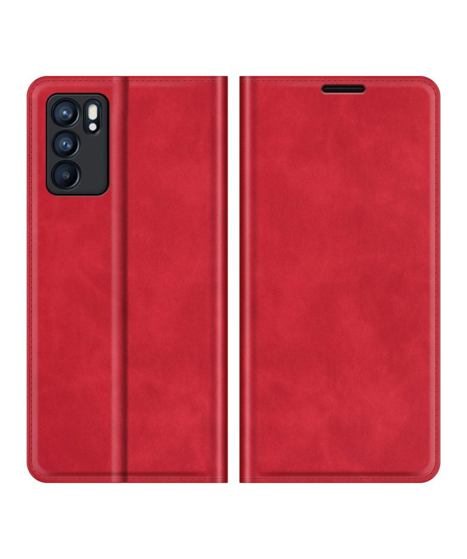 Étui Oppo Reno 6 5G simili cuir fonction stand