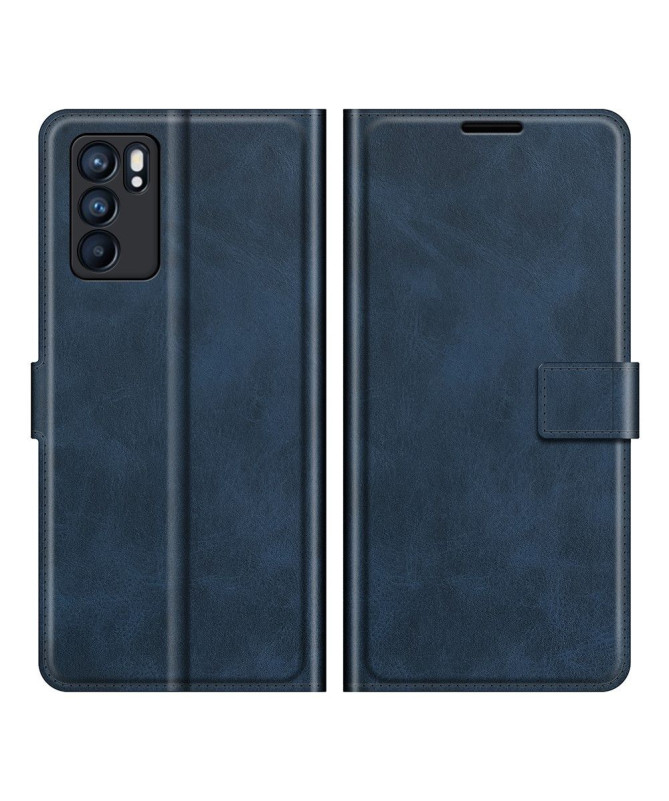 Housse Oppo Reno 6 5G portefeuille style cuir