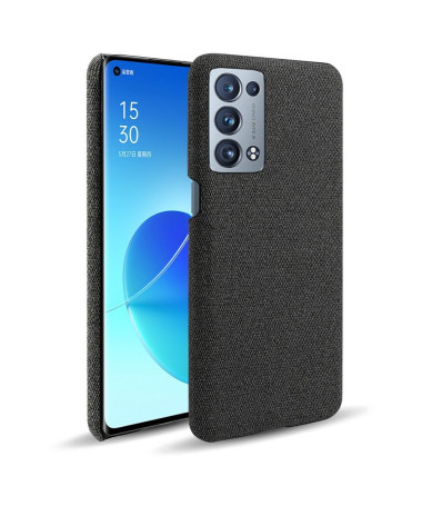 Coque Oppo Reno 6 Pro 5G revêtement tissu