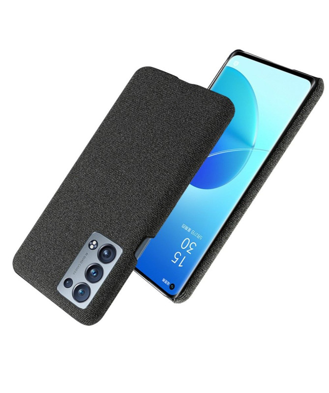 Coque Oppo Reno 6 Pro 5G revêtement tissu