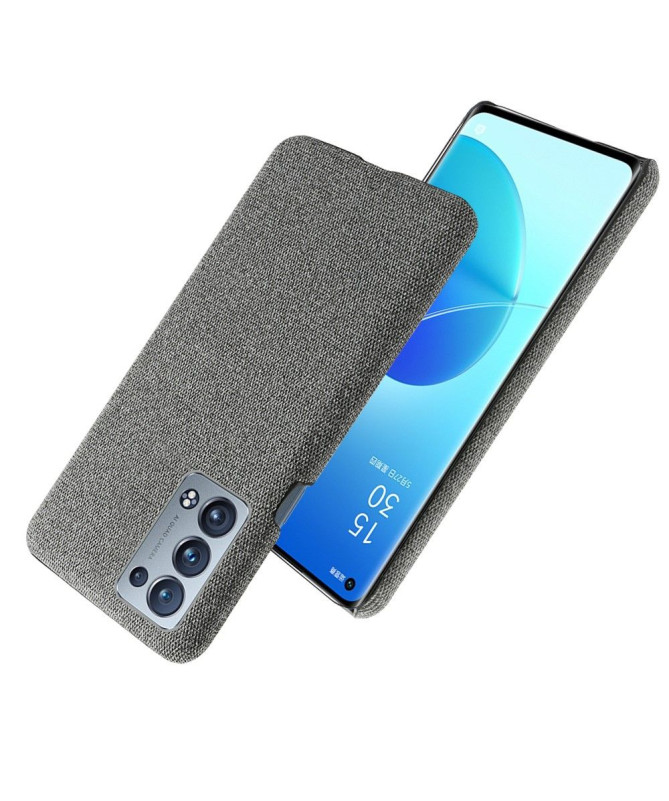 Coque Oppo Reno 6 Pro 5G revêtement tissu