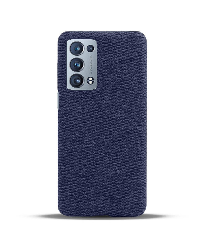 Coque Oppo Reno 6 Pro 5G revêtement tissu