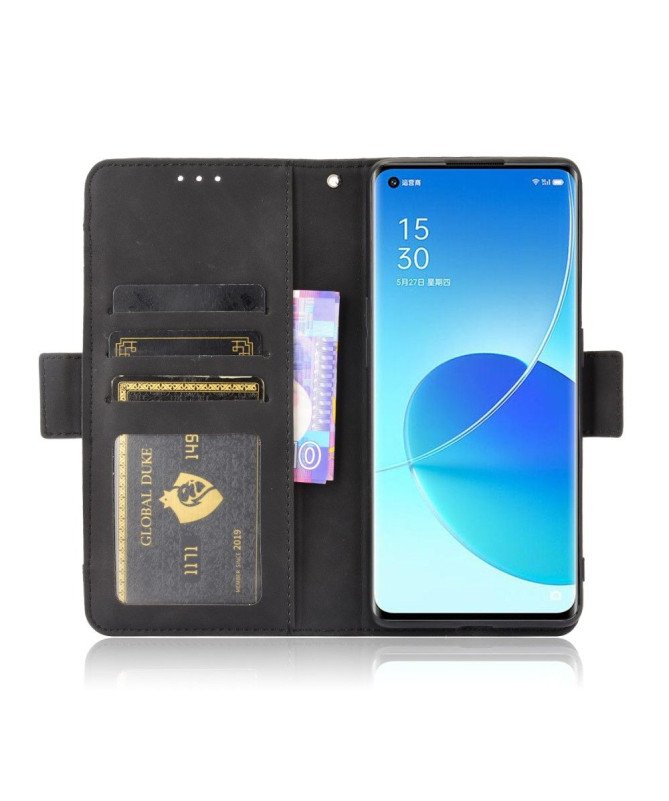 Housse Oppo Reno 6 Pro 5G Premium avec Porte Cartes