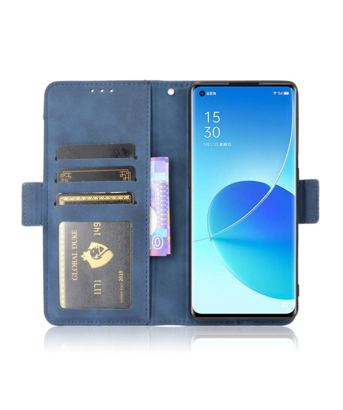 Housse Oppo Reno 6 Pro 5G Premium avec Porte Cartes