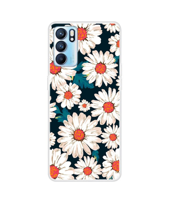 Coque Oppo Reno 6 5G Marguerites