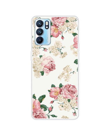 Coque Oppo Reno 6 5G Fleurs