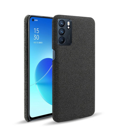 Coque Oppo Reno 6 5G revêtement tissu