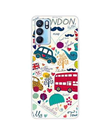 Coque Oppo Reno 6 5G Illustration Londres