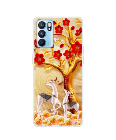 Coque Oppo Reno 6 5G Cerf sika