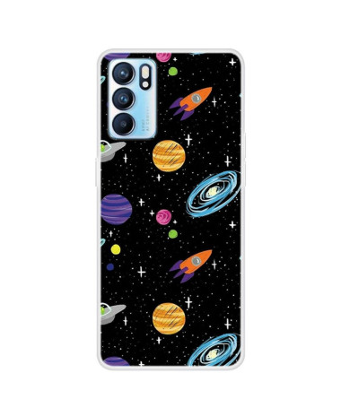 Coque Oppo Reno 6 5G illustration espace