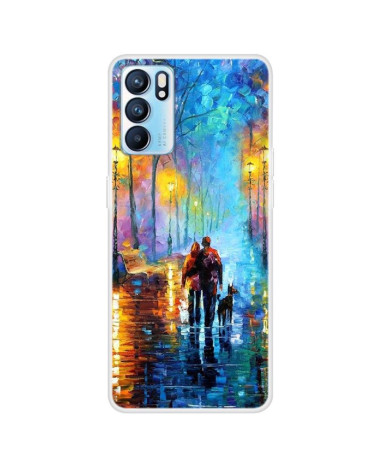 Coque Oppo Reno 6 5G Allée au bord du Lac