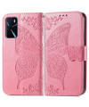 Housse Oppo A16 / A16s Papillon Relief