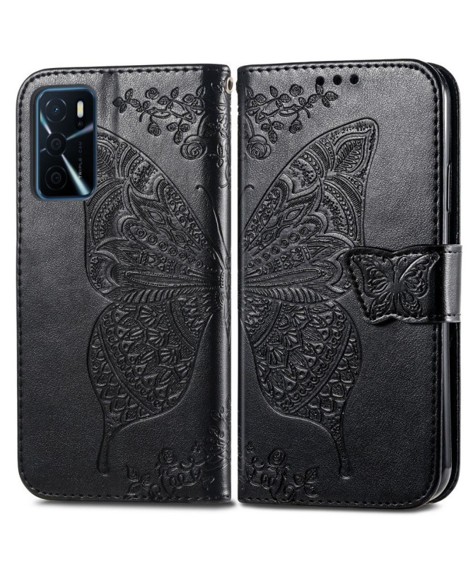 Housse Oppo A16 / A16s Papillon Relief