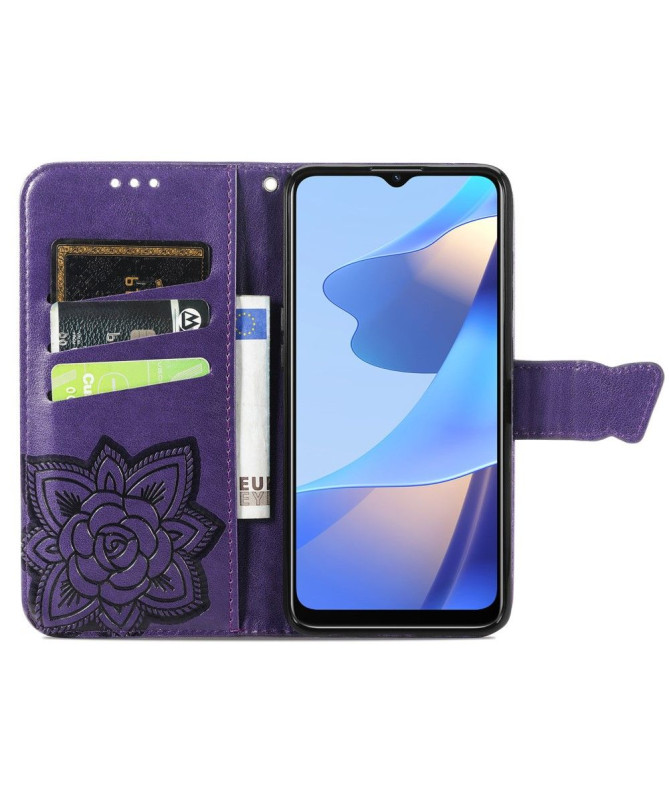 Housse Oppo A16 / A16s Papillon Relief