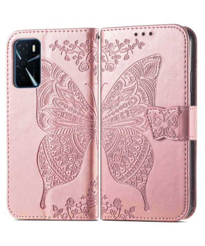 Housse Oppo A16 / A16s Papillon Relief