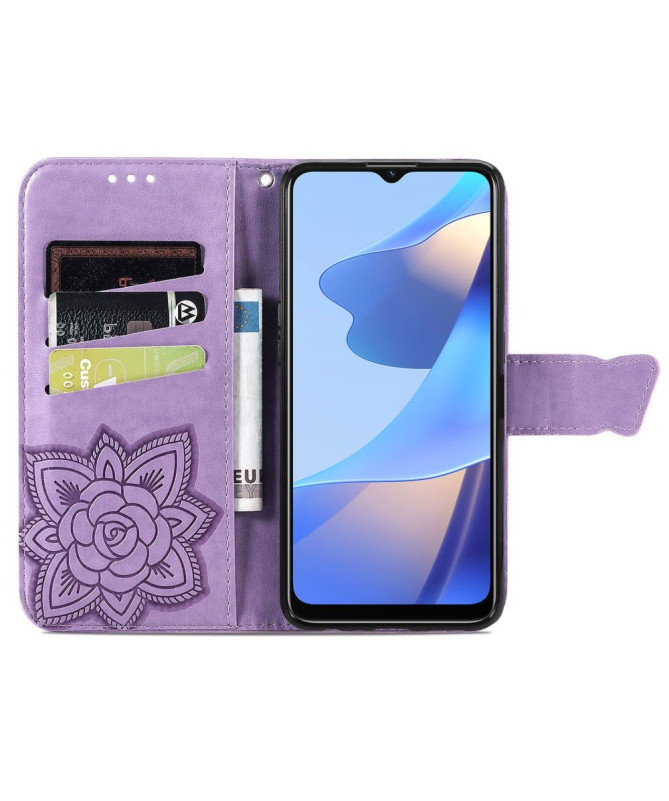 Housse Oppo A16 / A16s Papillon Relief