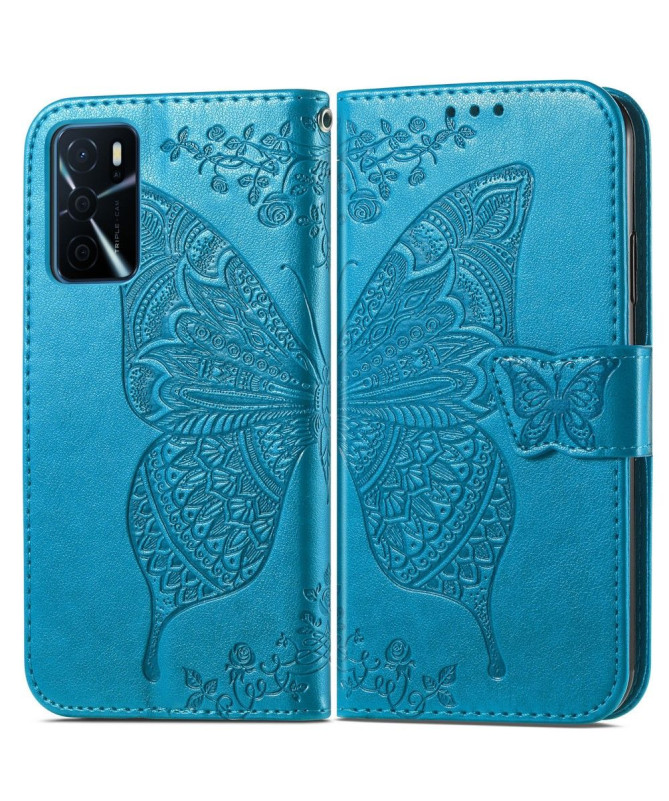 Housse Oppo A16 / A16s Papillon Relief