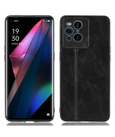 Coque Oppo Find X3 Pro Effet Cuir