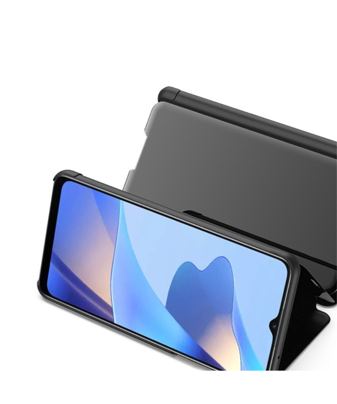 Coque Oppo A16 / A16s avec rabat effet miroir