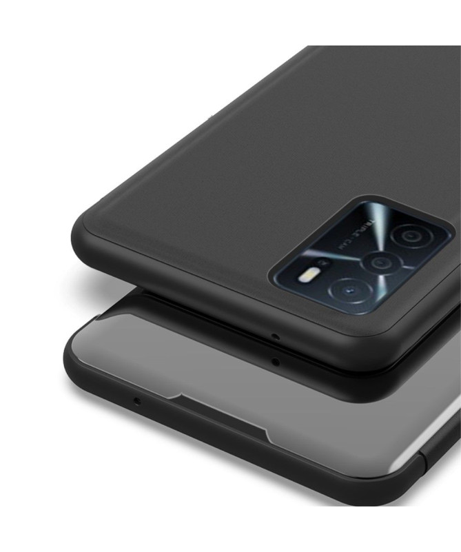 Coque Oppo A16 / A16s avec rabat effet miroir