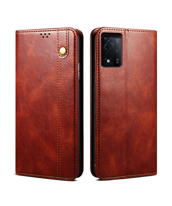 Housse Oppo A54 5G / A74 5G Ernestine coutures apparentes
