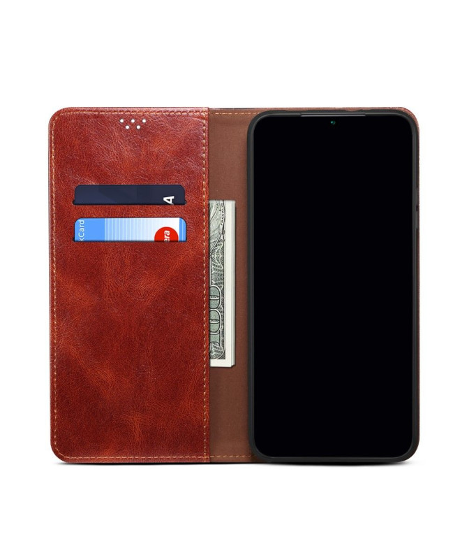 Housse Oppo A54 5G / A74 5G Ernestine coutures apparentes