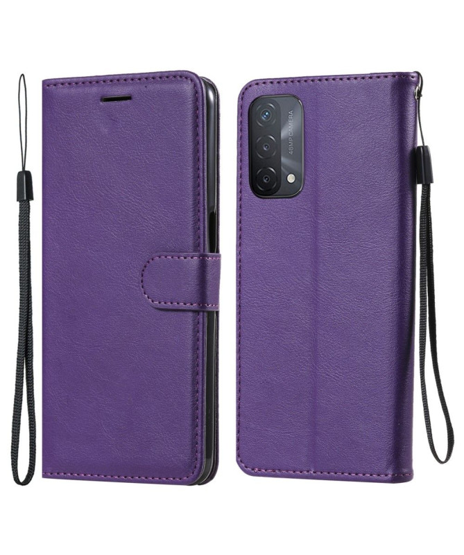 Housse Oppo A54 5G / A74 5G Sylvette à lanière