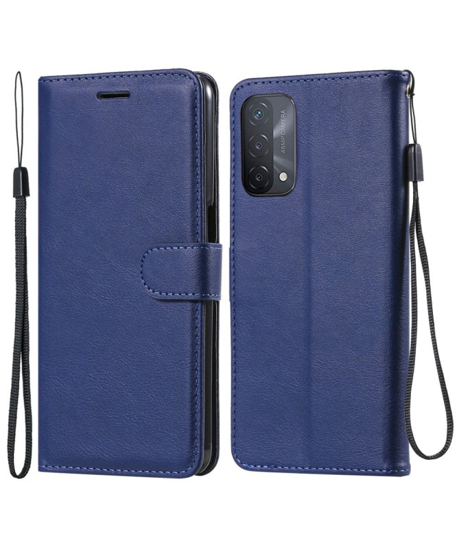 Housse Oppo A54 5G / A74 5G Sylvette à lanière