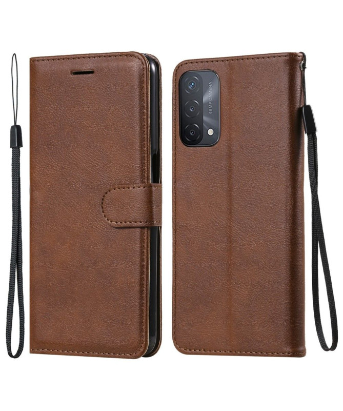 Housse Oppo A54 5G / A74 5G Sylvette à lanière