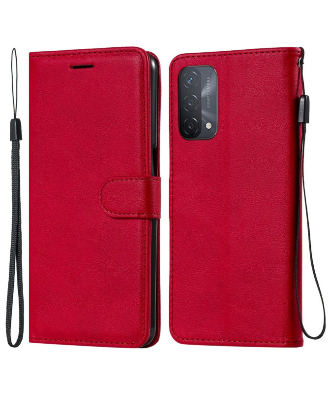 Housse Oppo A54 5G / A74 5G Sylvette à lanière