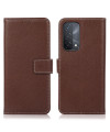 Housse Oppo A54 5G / A74 5G simili cuir grainé