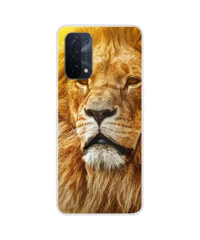 Coque Oppo A54 5G / A74 5G Golden Lion