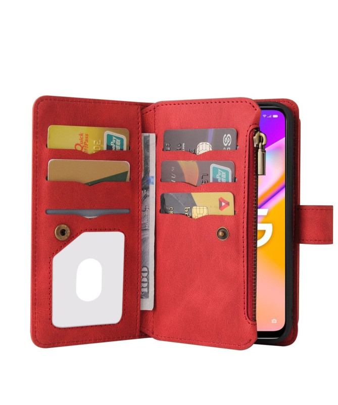 Housse portefeuille Oppo A54 5G / A74 5G à lanière